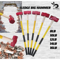 8LB 10LB 12LB 14LB 16LB Tukul Besar Berkualiti Tinggi dengan Pemegang Spring PVC