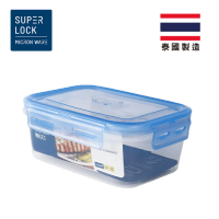 SUPER LOCK SU6506 SMART LOCK 長方形抗菌防漏保鮮食物盒 1300毫升 微波爐適用 香港行貨 