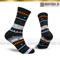 Rightbox ID, Kaos Kaki Motif Pria, Oldscool Tribal, Allsize Dewasa