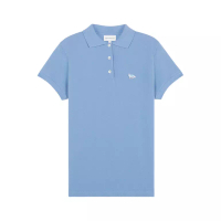 Maison Kitsune Baby Fox Patch Regular Polo Shirt Hampton Blue