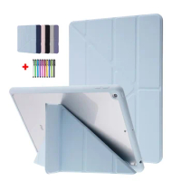 Tablet Cover With Pencil Holder Funda For Apple IPad 10.2 Case 2021 2020 2019 For IPad 9 8 7 7th 8th Generation Case + Pen