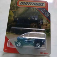 Matchbox JEEP WILLYS dark blue metallic