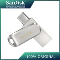 SanDisk SDDDC4 Pendrive USB 3.1 Type C Dual Pen drive 512GB 256GB 128GB 64GB 32GB 1TB Metal Flash Drive For Laptop/Phone