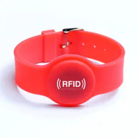WB05 RFID Silicone Wristband, RFID bracelet Tag for access control RFID Tag With EM4305 Chip