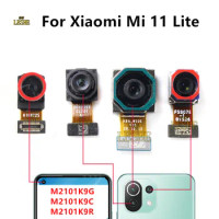 Mi 11 Lite Back Camera Front Rear Back Camera For Xiaomi Mi 11 Lite 4G 5G Rear Camera Module Flex Replacement Parts