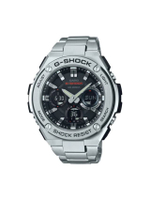 นาฬิกา G-Shock (59.1mm, ตัวเรือนสีสแตนเลส, สายสีสแตนเลส) รุ่น GST-S110D-1ADR