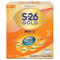 ผลิตภัณฑ์นม รสจืด โปร-ซี S26 Gold 550 กรัม
