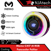 MEMO Fan Cooler HP CX17 Anti Panas RGB AI | Pendingin HP Peltier Magnet & Clip Cooler HP Phone Coole