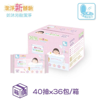 (效期至2025/2/17) 櫻桃小丸子純水濕式衛生紙(40抽x36包)