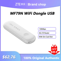 Unlocked ZTE MF79N Portable WiFi Dongle USB 4G Modem Sim Card Slot Cat4 150Mbps Wireless Signal Repeater For Home Office