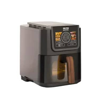 Mitochiba Air Fryer Smart AI-Fryer Digital, Low Watt, 5L Semi Transparan, Touch Screen LED AF6 Grey