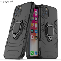 For iPhone 11 Pro Case Cover For iPhone 11 Pro Finger Ring Phone Case Back Shell Hard PC Protective Armor Case For iPhone 11 Pro