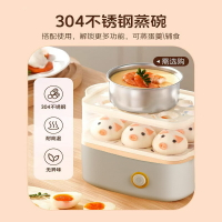 110V美規早餐料理機家用蒸包子煮蛋器蒸蛋器大容量多功能電蒸鍋