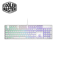 酷碼Cooler Master SK652 青軸矮軸RGB機械式鍵盤(白)