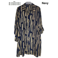 ◤Best Seller◢ Cyn Tunik Batik Wanita Jumbo Rayon Salur Adem - Tunik Premium