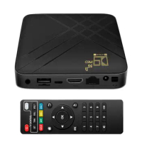 TV Box For Android 10.0 For ARM Cortex-A53 3D 4K Ultra HD Android TV Box USB 2.0 Dual WiFi 2.4G/5G UHD Smart Media Player TV Box