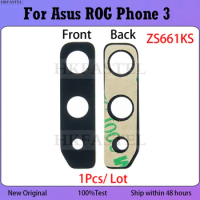 HKFASTEL New ROG 3 ZS661KS Glass For Asus ROG Phone 3 New Plastic Back Door Cover Camera Lens
