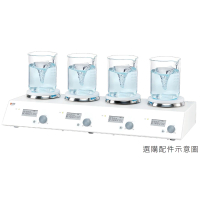 《DLAB》電磁攪拌器 四點式 MS-M-S4 Stirrer with Heating, 4 Channel