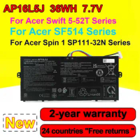 7.7V 36Wh AP16L5J Laptop Battery For Acer Swift 5-52T SF514-52T-59YX Aspire SF514 Spin 1 SP111-32N 2ICP4/91/91 High Quality