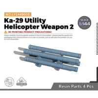 Yao's Studio LY905B 1/144 Model Upgrades Parts 9M114 Tank Missiles Ka-29 Universal Helicopter Mount WWII WAR GAMES