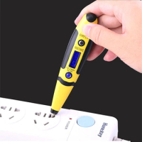1PCS Electrical Pen Tester Multifunction Digital Display Electroprobe Voltage Tester Digital Electrical Tester