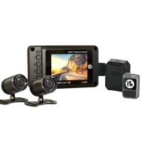 【HP 惠普】Moto Cam M680 GPS測速版 前後雙鏡高畫質數位機車行車記錄器(贈128G+車牌架)