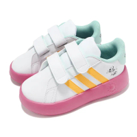 【adidas 愛迪達】x Disney 休閒鞋 Grand Court Minnie CF I 小童 米妮 小朋友 聯名(ID8018)