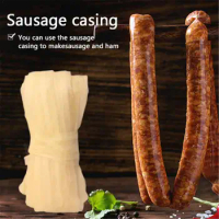 Sausage Casings Natural Ham for Coat Making Dry Intestine Sausage Casing Coat DIY Meat Making Tool Dried Sausage Collagen Shell