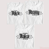 Kaos Anak Couple anak Nickname Keren Game Online Fre Fire / Baju Pasangan Keluarga untuk Bertiga usi