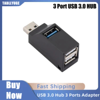 USB 3.0 Hub 3 Ports Portable Fast Data Transfer USB Splitter for Computer Docking Station Hub Adapter For PC Laptop U Disk Card