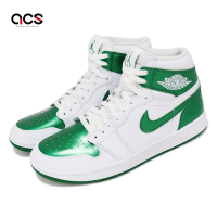 Nike 高爾夫球鞋 Air Jordan 1 High G 白 金屬綠 男鞋 防水鞋面 休閒鞋 高球 一代 DQ0660-130