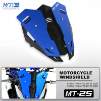 MT25 MT03 Motorcycle Accessories Aluminium Front Screen Windshield Fairing Windshield For YAMAHA MT-03 MT 03 MT-25 MT 25 2020