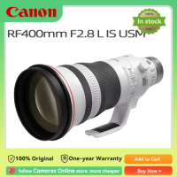 Canon RF400mm F2.8 L IS USM Exclusively for EOS R-series cameras Wide-aperture 400mm f/2.8 Super-telephoto Lens(used)