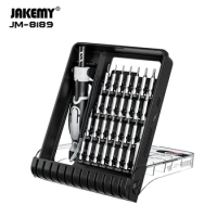 JAKEMY JM-8189 32 IN 1 Precision Screwdriver Set Magnetic Slotted Phillips Bits Screw Driver for Mobile Phone Camera Repair Tool