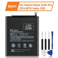 NEW Replacement Battery BN41 For Xiaomi Redmi Note 4 Redmi Note4pro Note4 4G+High-end Configuration Battery 4100mAh