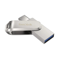 【SanDisk 晟碟】全新版 64GB Ultra Luxe TYPE-C USB 3.2 全金屬 雙用隨身碟(原廠5年保固 最高讀速400MB/s)