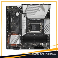 B660M AORUS PRO AX DDR5 For Gigabyte LGA1700 Support 12th CPU 4*DDR5 128GB Micro ATX Desktop Motherboard High Quality Fast Ship