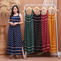 Amara - Long Dress Yukensi Jumbo Ld 135 Rayon Premium Baju Daster Wanita Bali Model Terbaru Kekinian