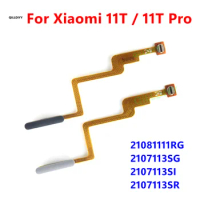 For Xiaomi Mi 11T Mi11T Pro Fingerprint Sensor Home Return Key Menu Button With Power Flex Cable Replacement Part