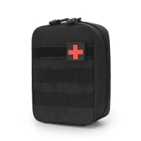 First Aid Pouch Empty Small Tactical Molle EMT Pouch Compact Medical IFAK Rip Away Untility Bag Pouches
