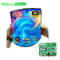 Wisecoco 13.3 Inch Flexible OLED Touch Screen AMOLED IPS Display Bendable Rollable 2k 1536*2048 Type C Driver Board
