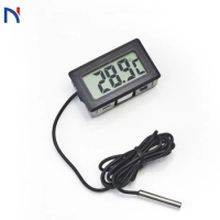 Digital Thermometer Fridge Freezer Temperature Meter Mini Digital LCD Temperature Meter Electronic Thermometer Sensor Tester