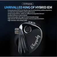 CCA RHAPSODY 2DD + 4BA HYBRID IEM HIFI EARPHONE