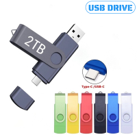 Portable OTG USB 2TB Flash Drive Type C Micro Pen Drive 2TB USB Stick 3.0 Pendrive 2TB U Disk For PC Laptop Mobile Phone