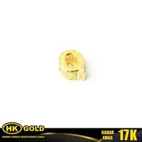 Liontin Emas 17K Pendant Huruf Q HK GOLD
