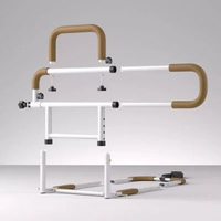 床邊扶手起身輔助助力器可摺疊高低調節老人床邊護欄架輔助