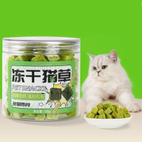 Fun and Entertaining Cat Grass Chewables Wheatgrass Perfect for Indoor Treat 50g Cat Grass Snacks Anti-Hairball 6XDE