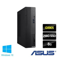 【ASUS 華碩】H-S500SA G5905雙核電腦(G5905/8G/256 SSD/W10)