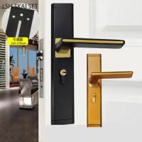 Antique Aluminum Alloy Mute Door Lock Bedroom Security Gate Locks Indoor Universal Hardware Door Handle Deadbolt Lockset