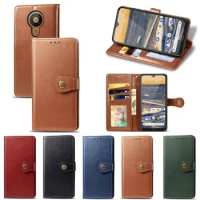 Gloss Leather Wallet Multi Card Phone Case For Nokia X100 X40 X30 X20 G400 G300 G60 G50 G21 C200 Magnetic Horizontal Flip Cover